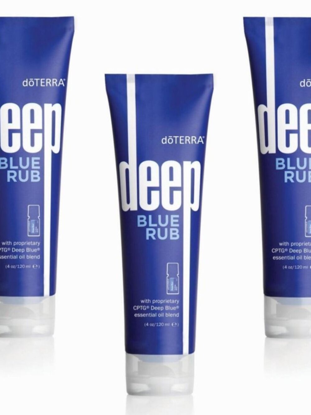 NEW SEAL Deep Blue Rub Body Cream Doterra 4 floz./120 mL EXP EXP 02/28-3 PACK